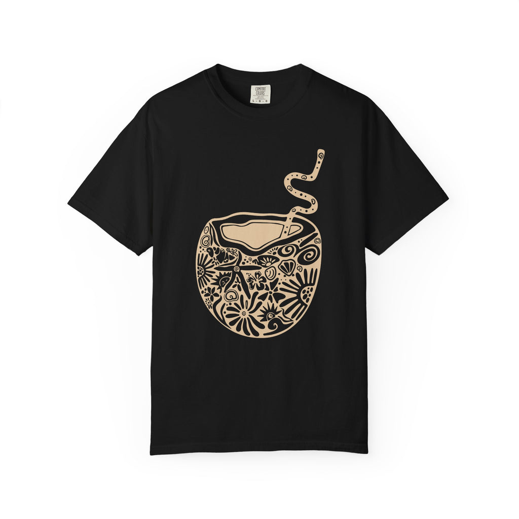 Tropical Refreshment T-shirt, Perfect for Summer, Beach Day, Casual Outings, Unique Gift, Vacation Vibes, Relaxing Moments