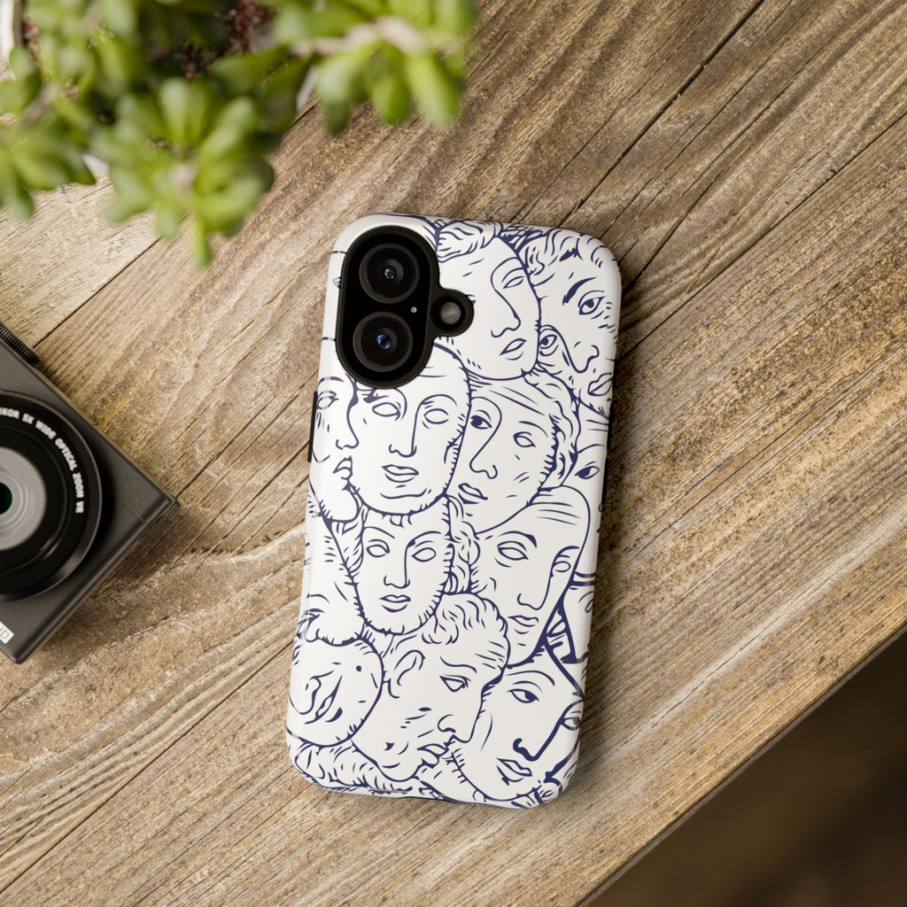 Artistic Phone Case, Unique Cell Phone Cover, Stylish Tech Accessory, Gift for Art Lovers, Modern Design, Phone Protection