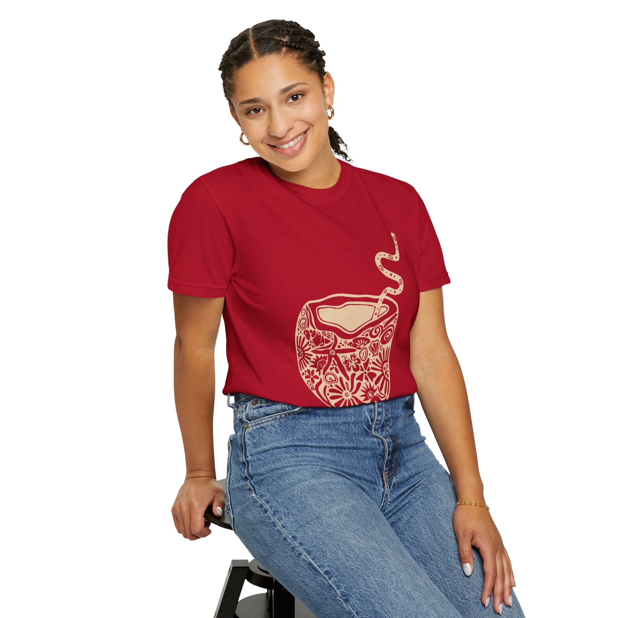 Tropical Refreshment T-shirt, Perfect for Summer, Beach Day, Casual Outings, Unique Gift, Vacation Vibes, Relaxing Moments