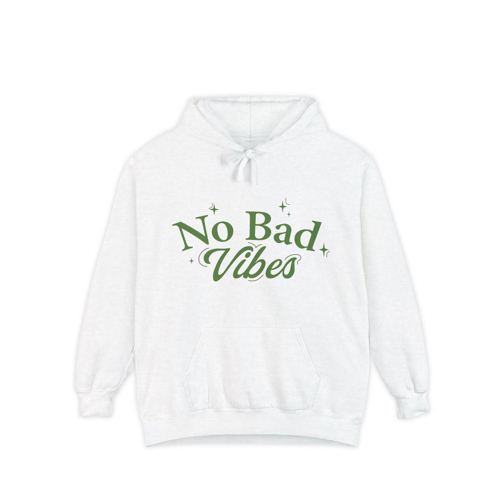 Unisex Motivational Hoodie - No Bad Vibes, Cozy Sweater, Positive Attitude Apparel, Gift for Friends, Casual Wear, Fall Fashion