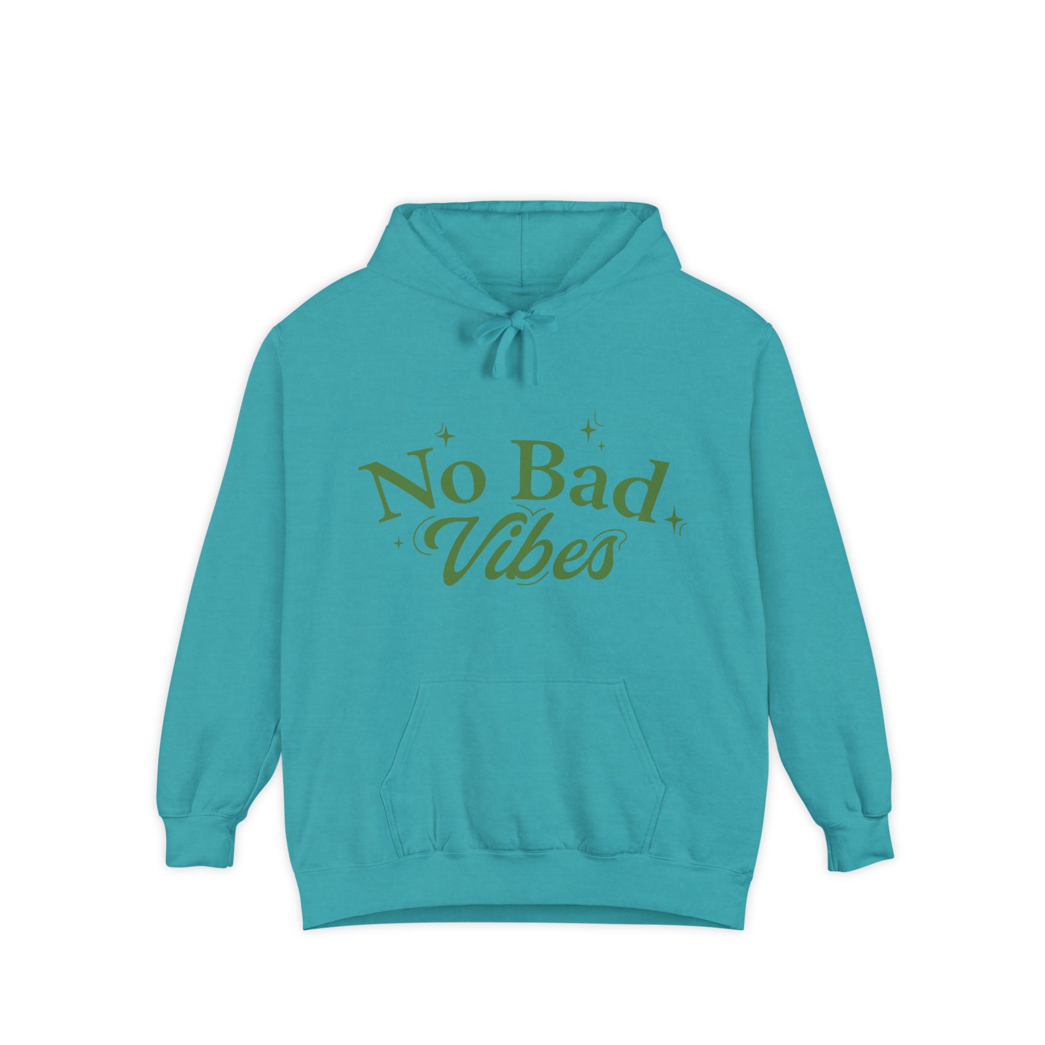 Unisex Motivational Hoodie - No Bad Vibes, Cozy Sweater, Positive Attitude Apparel, Gift for Friends, Casual Wear, Fall Fashion