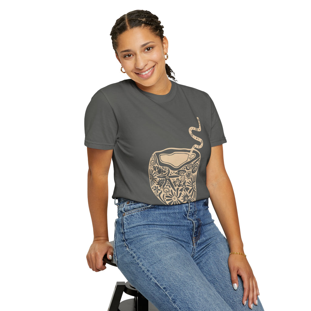 Tropical Refreshment T-shirt, Perfect for Summer, Beach Day, Casual Outings, Unique Gift, Vacation Vibes, Relaxing Moments