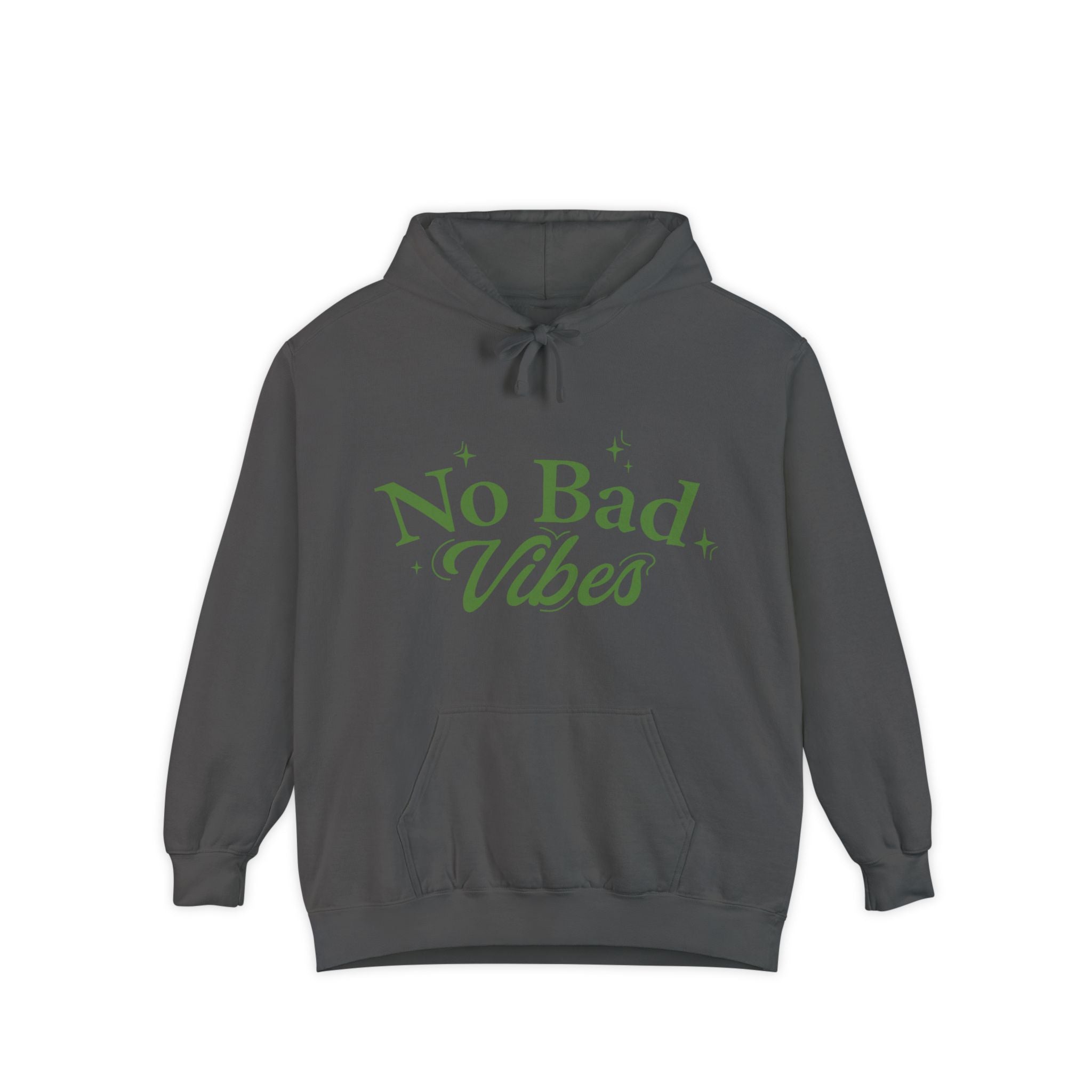Unisex Motivational Hoodie - No Bad Vibes, Cozy Sweater, Positive Attitude Apparel, Gift for Friends, Casual Wear, Fall Fashion