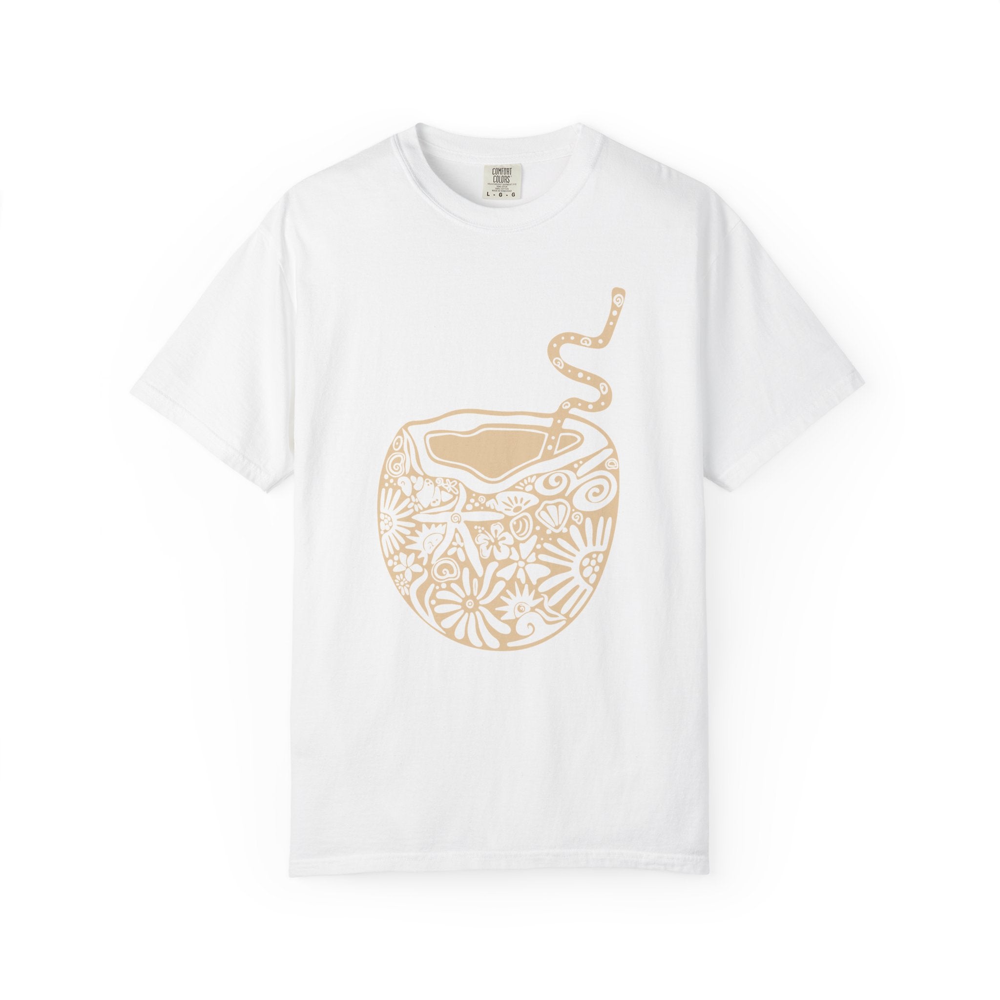 Tropical Refreshment T-shirt, Perfect for Summer, Beach Day, Casual Outings, Unique Gift, Vacation Vibes, Relaxing Moments