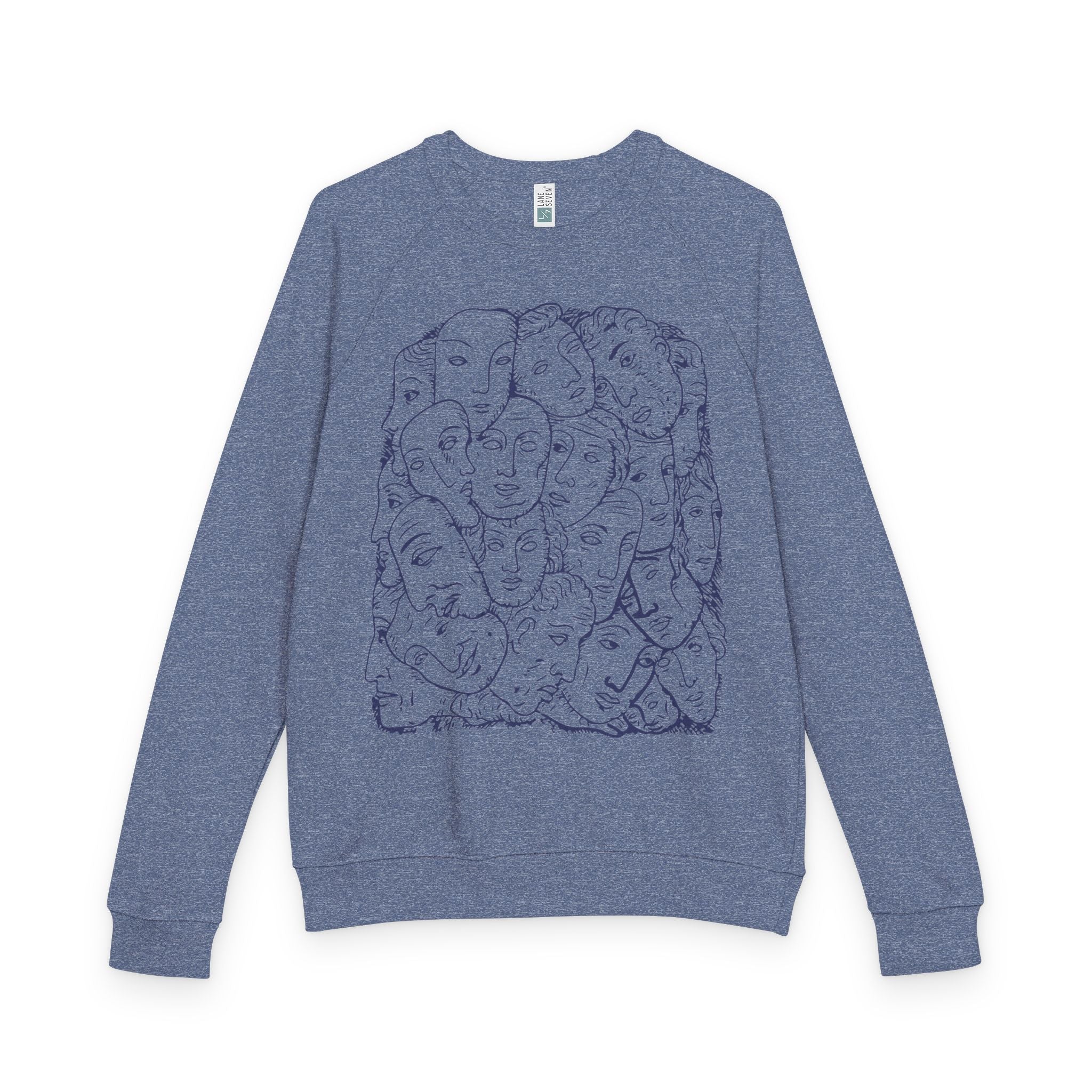 Cozy Casual Raglan Sweatshirt, Comfortable Unisex Crewneck Top, Perfect for Athleisure, Everyday Wear, Gift for Friends