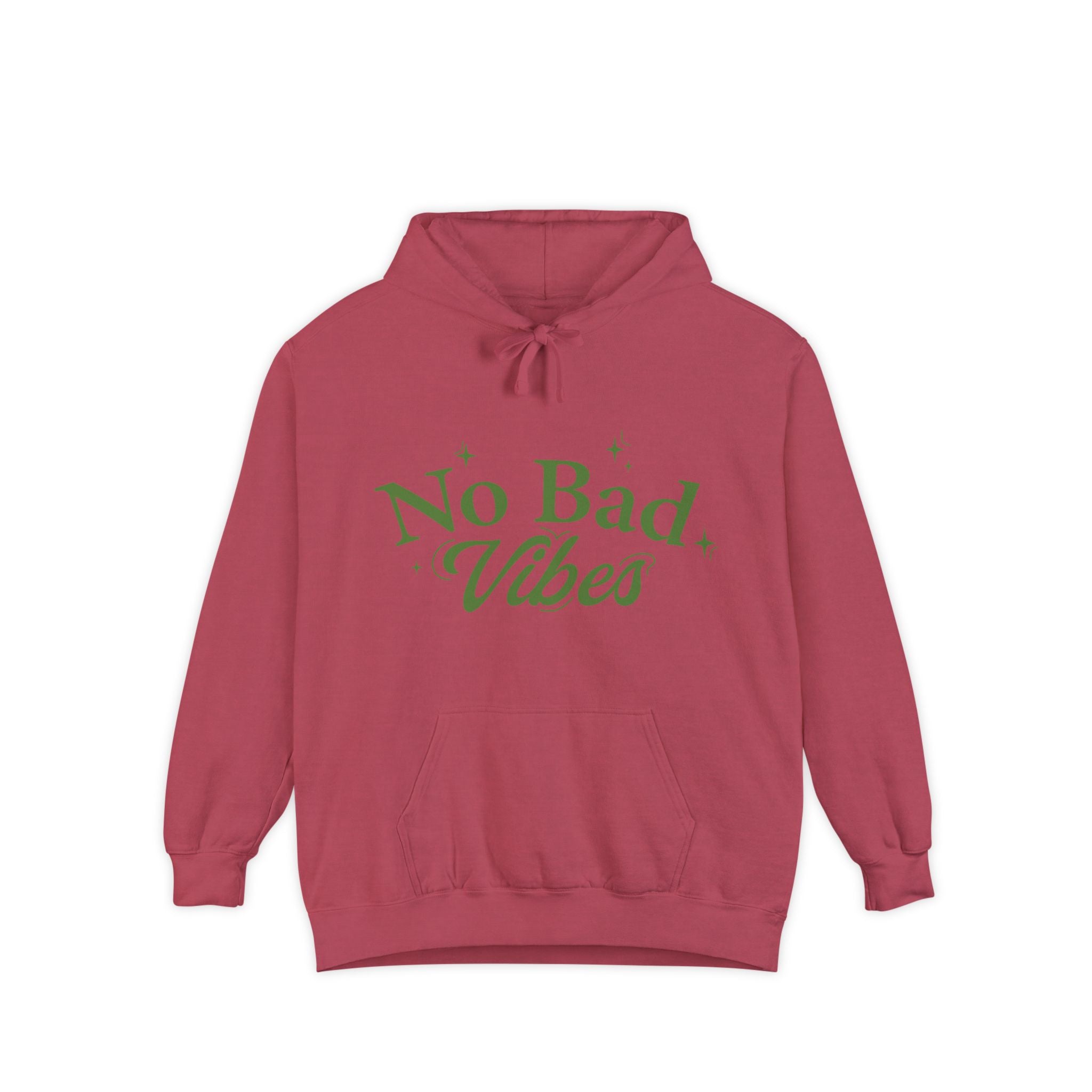 Unisex Motivational Hoodie - No Bad Vibes, Cozy Sweater, Positive Attitude Apparel, Gift for Friends, Casual Wear, Fall Fashion