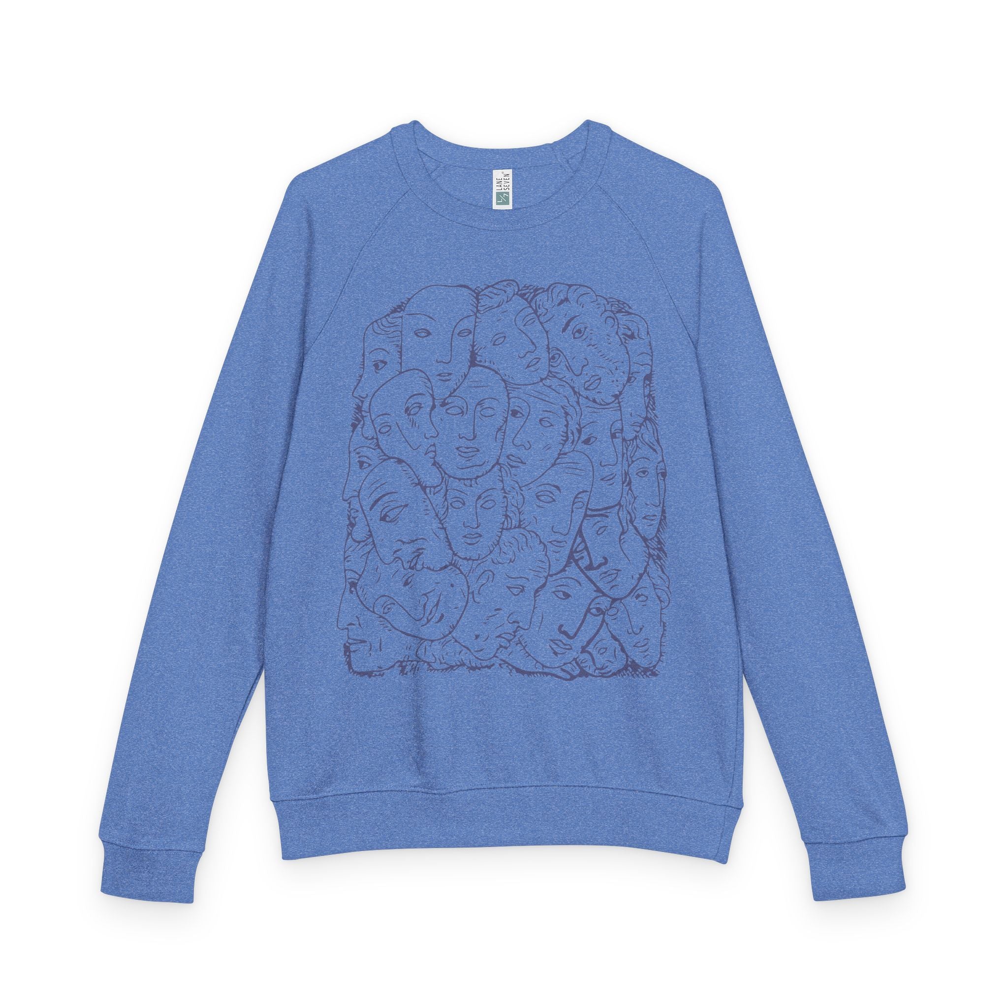 Cozy Casual Raglan Sweatshirt, Comfortable Unisex Crewneck Top, Perfect for Athleisure, Everyday Wear, Gift for Friends