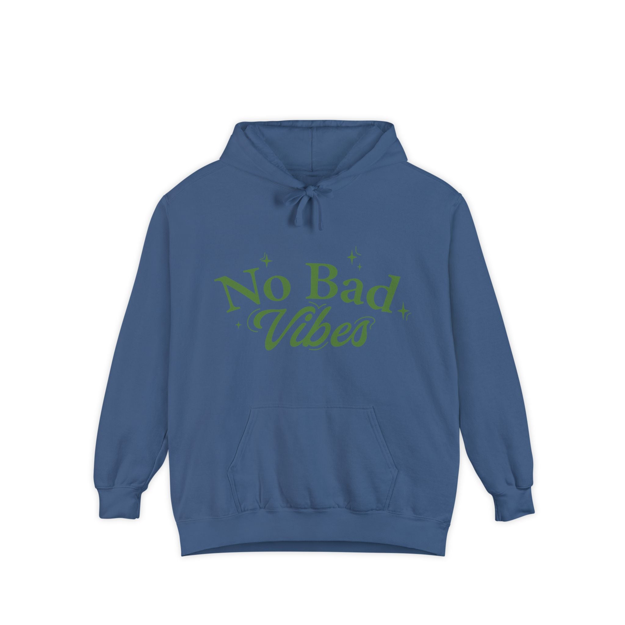 Unisex Motivational Hoodie - No Bad Vibes, Cozy Sweater, Positive Attitude Apparel, Gift for Friends, Casual Wear, Fall Fashion