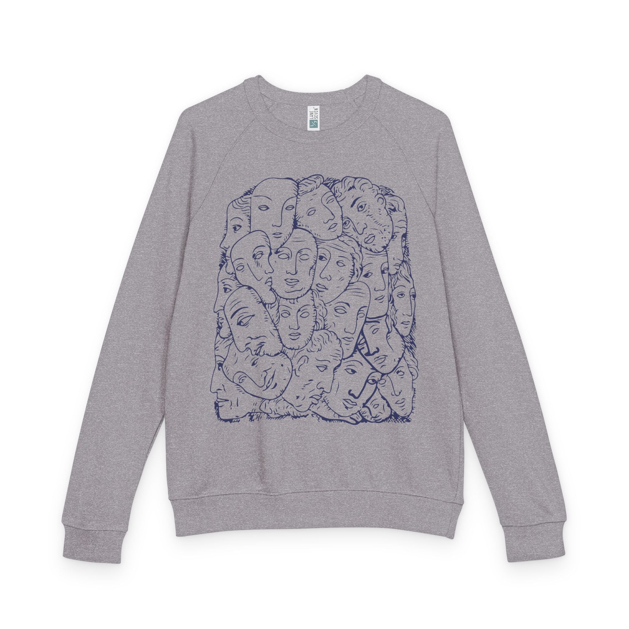 Cozy Casual Raglan Sweatshirt, Comfortable Unisex Crewneck Top, Perfect for Athleisure, Everyday Wear, Gift for Friends