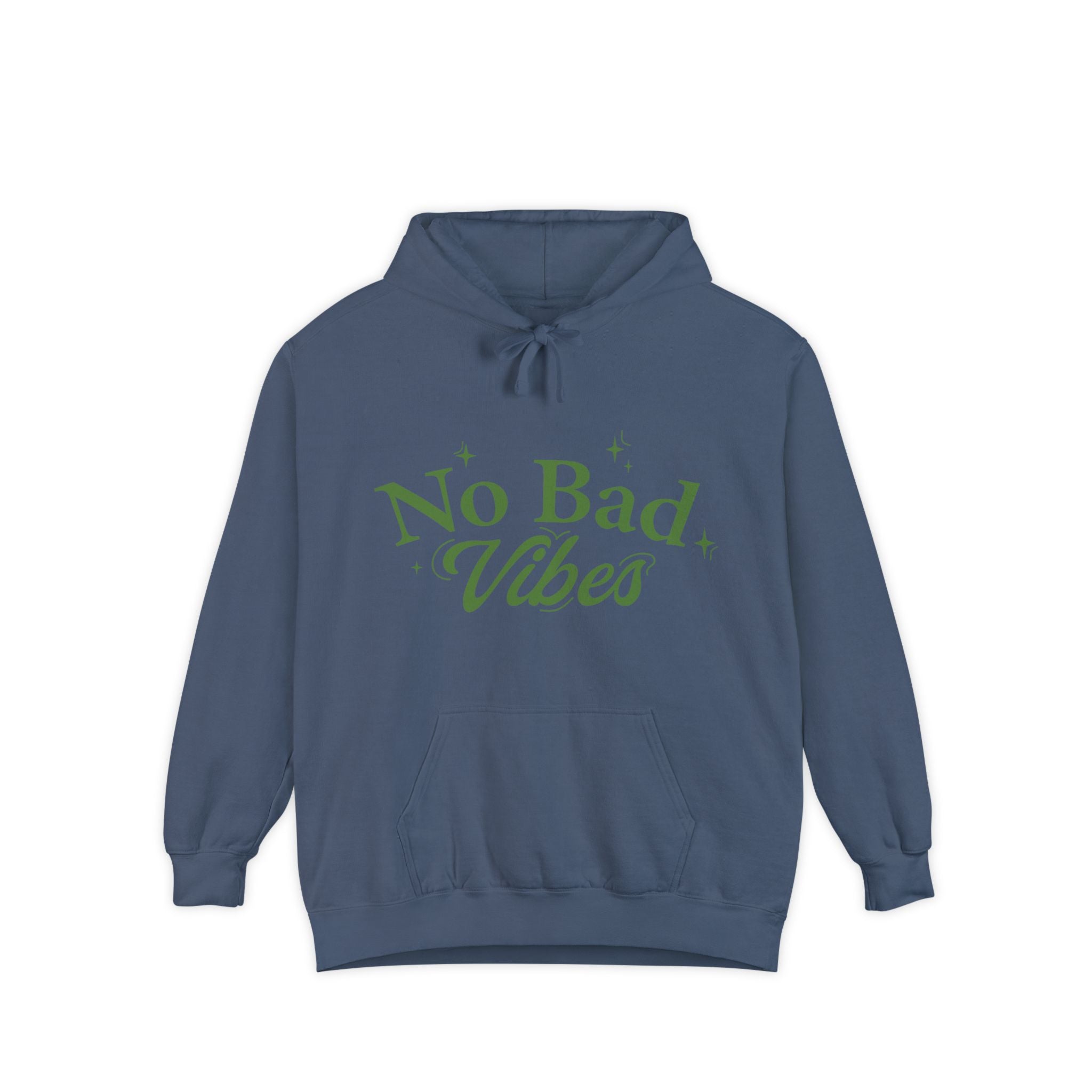 Unisex Motivational Hoodie - No Bad Vibes, Cozy Sweater, Positive Attitude Apparel, Gift for Friends, Casual Wear, Fall Fashion