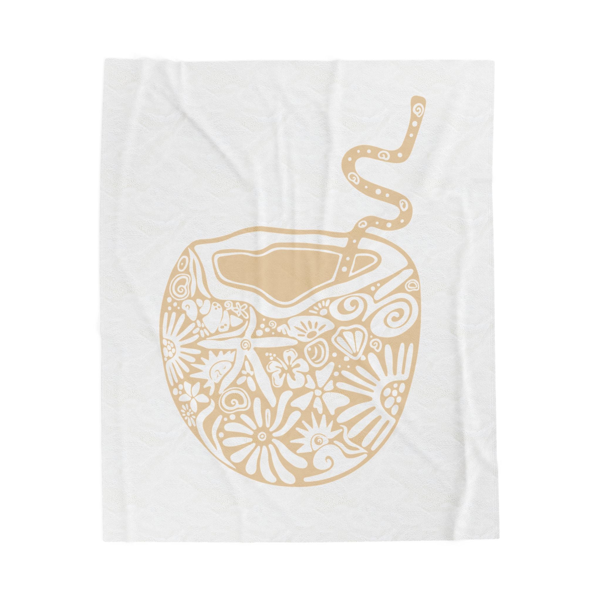 Cozy Velveteen Plush Blanket – Floral Design, Gift for Home Decor, Soft Throw for Comfort, Cozy Couch Cover, Perfect for Relaxation